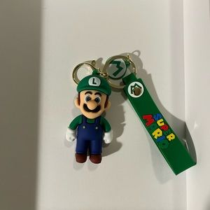 Super Mario Luigi keychain new